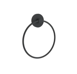Fusion-Loc 8kg Matte Black Estate Towel Ring - Picture 1 of 4