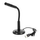 1 Pc computer mic Desk Standing Mic LED Indicator Dictation Computer