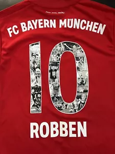 Maglia speciale FC Bayern Monaco fiocco speciale Arjen Robben #10 taglia XXXL Adidas - Foto 1 di 4