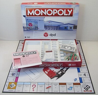 Monopoly DPD Edition Family Fun Kids Board Game HASBRO GAMING 2021 VGC - Image 1 of 4