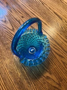 Fenton Blue Glassware Colonial Hobnail Pattern - Picture 1 of 1