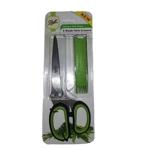 Jarden Ball 5 Blade Kitchen Herb Shears Scissors Cover Stainless Steel NIP - Picture 1 of 1
