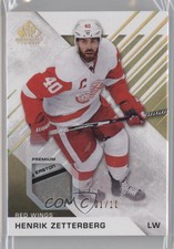 2016-17 SP Game Used Gold Spectrum Premium Material /10 Henrik Zetterberg #70