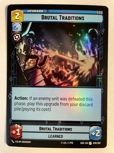 Star Wars Unlimited - Brutal Traditions - 38/262 Shadows of the Galaxy - Picture 1 of 1