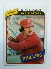 MIKE SCHMIDT 1980 Topps #270 NM PHILLIES N.L.ALL-STAR