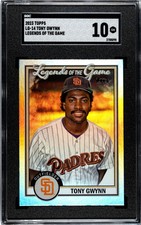 Tony Gwynn Legends Of The Game Foil 2023 Topps Series 2 #14 SD Padres SGC 10
