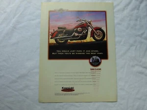 Pubblicità stampa artistica moto KAWASAKI 1500 CLASSIC 1996 - Foto 1 di 1