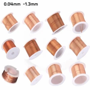 Cable Copper Wire Magnet Wire Enameled Copper Winding Wire Coil 0.04mm -1.3mm - Picture 1 of 2