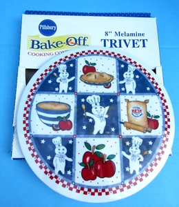 NIB Pillsbury Doughboy All American 8" Melamine Trivet Reston Lloyd FREESHIP! - Picture 1 of 4
