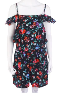 Yessica by C&A Playsuit Viscosa Estampado de Flores D 46 Tonos Rojos Tonos Verdes - Imagen 1 de 5