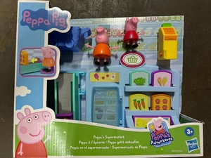 NEW Peppa's Supermarket Toy Peppa Pig Playset New in Box Rare HTF - Picture 1 of 1