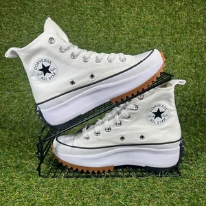 Zapatillas altas Converse para mujer talla UK 4 Run Star Hike blancas de lona - Imagen 1 de 9