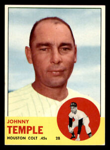 1963 Topps #576 Johnny Temple Houston Colt .45s