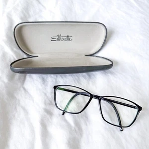 Silhouette SPX 1560 10 6050 Illusion Vollformat Schwarz Brille 52-14-130 - Bild 1 von 8