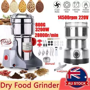 Electric Coffee Grinder Grinding Milling Machine Bean Nut Spice Matte Blender AU - Picture 1 of 14