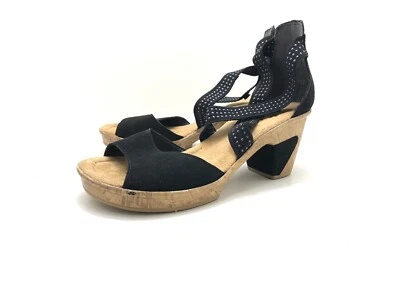 Rieker women's loafer pumps high heels black size 36 (UK 3) - Image 1 of 4