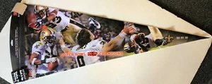 NEW ORLEANS SAINTS SUPER BOWL XLIV CHAMPS VINTAGE NFL FOOTBALL PLAYERS PENNANT - Picture 1 of 1