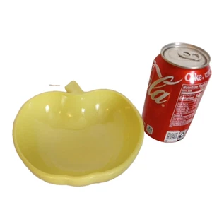 Vintage Hazel Atlas Orchard Ware Apple Bowl Yellow Chartreuse Small Bowl Apple - Picture 1 of 4