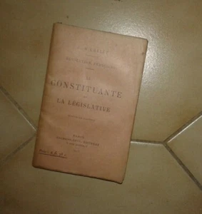 MICHELET. La Constituante et la Législative. Calmann-Lévy. 1923. - Imagen 1 de 1