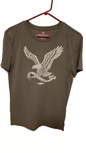 Camiseta American Eagle Outfitters Gris Calce Clásico Mangas Cortas, Unisex Talla S - Imagen 1 de 11
