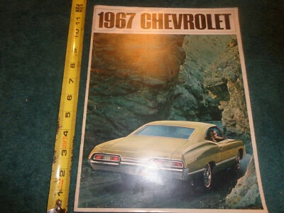 1967 CHEVROLET CAR SALES CATALOG / ORIGINAL IMPALA BEL AIR+ DEALER BROCHURE - Image 1 of 4