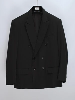 Vintage Comme Des Garçons Homme Plus Black Double Breasted Jacket Size M - Image 1 of 4