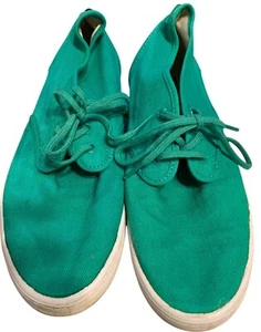 Gravis Quarters Green Preppy Country Club Canvas Sneakers Mens Size 9 - Picture 1 of 8
