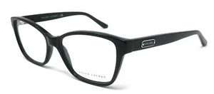 OCCHIALI DA VISTA DONNA RALPH LAUREN RL 6129 5001 NERO - CALIBRO 54 - Foto 1 di 4