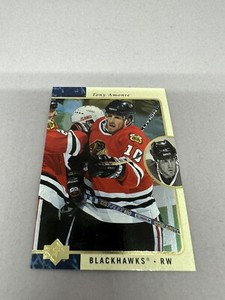 ‘96 Upper Deck SP Hologram ‘94-‘95 Season Hockey Card #28 Tony Amonte Blackhawks