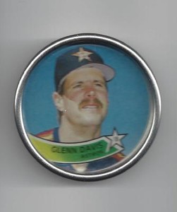 Glenn Davis 1989 Topps Metal Coin # 10 Astros