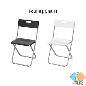 IKEA Metal Folding Chair Compact Indoor Seating for Dining Events Office or Home - Picture 1 of 3