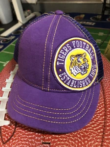 LSU Tigers Football Women's Shortie Louisiana State University NCAA Hat Cap OSFA - Picture 1 of 2