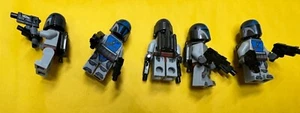 5 LEGO Star Wars Mandalorian Warrior Loyalist Minifigure sw1164 75316 Lot - Picture 1 of 2