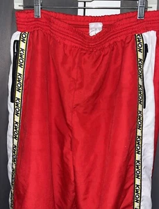 Pantalone Kwon Arti Marziali rosso/bianco anni 90 taglia XXL 40” X 35” vintage - Foto 1 di 9