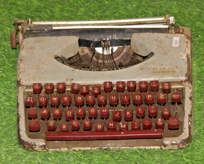 1963 Vintage Olympia Splendid-33 Machine à Écrire Werke Ag. Wilhelmshawen Ouest - Photo 1/4