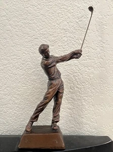 Niels Andersen '03 Golf Swing Statue Trophy 15”Resin Figure Male Tee Shot Drive - Picture 1 of 7