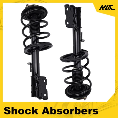 Par de conjuntos completos de puntal y resorte helicoidal delanteros para Infiniti FX35 2003-2008 Foto 1 de 4