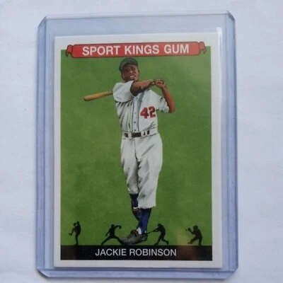 2022 Sport Kings Jackie Robinson Brooklyn Dodgers Hall of Fame No. 114 - Image 1 of 2
