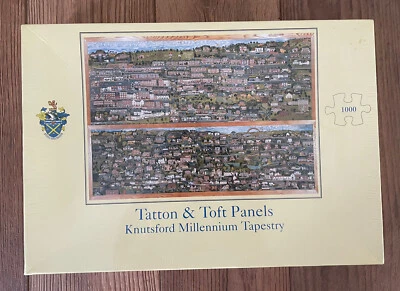 Rare New KNUTSFORD TAPESTRY  1000 Piece Puzzle 2003 SEALED Town England - Image 1 of 4