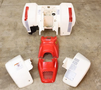 1988 - 2002 Yamaha Blaster 200 Front Rear Plastic Fender Plastics Fairing Set Foto 1 de 4