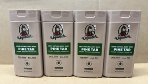 4 Dr. Squatch Lavaggio Corpo Naturale Uomo PINO CATRAME 14 Fl Oz ciascuno - Foto 1 di 12