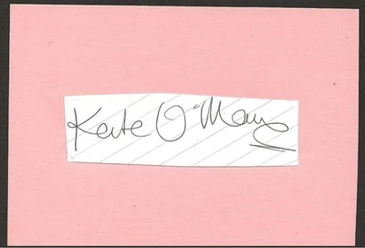 KATE OMARA ACTRESS VAMPIRE LOVERS & HORROR OF FRANKENSTEIN ORIGINAL AUTOGRAPH - Image 1 of 2