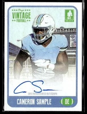L55,437 - 2021 Onyx Vintage Signatures #FACS Cameron Sample Auto - Image 1 of 2
