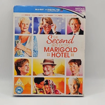 The Second Best Exotic Marigold Hotel Blu-ray (2015) Judi Dench, New, Free Post - Image 1 of 4