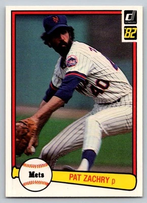 1982 Donruss #254 Pat Zachry New York Mets - Image 1 of 2