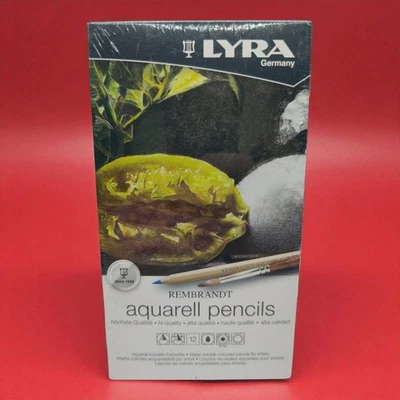 Lyra Rembrandt Aquarell 12 Color Pencils Germany Brand New