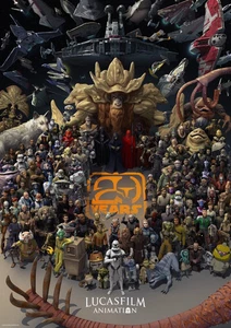 Star Wars Celebration Japan 2025 Exclusive 20th Lucasfilm Animation Panel Poster - Picture 1 of 2