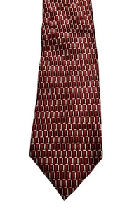 New Wembley Red With Pattern Men’s Necktie Tie - Picture 1 of 4
