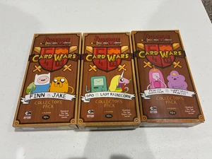 Adventure Time - Card Wars - 3 Deck Lot Finn Vs Jake, BMO, Princesses - Picture 1 of 8