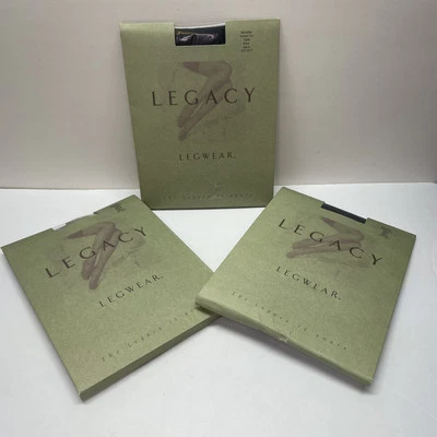 3 Medias Legacy Legwear Microfibra Control Talla D Azul Marino Negro Mineral A31857 Foto 1 de 4